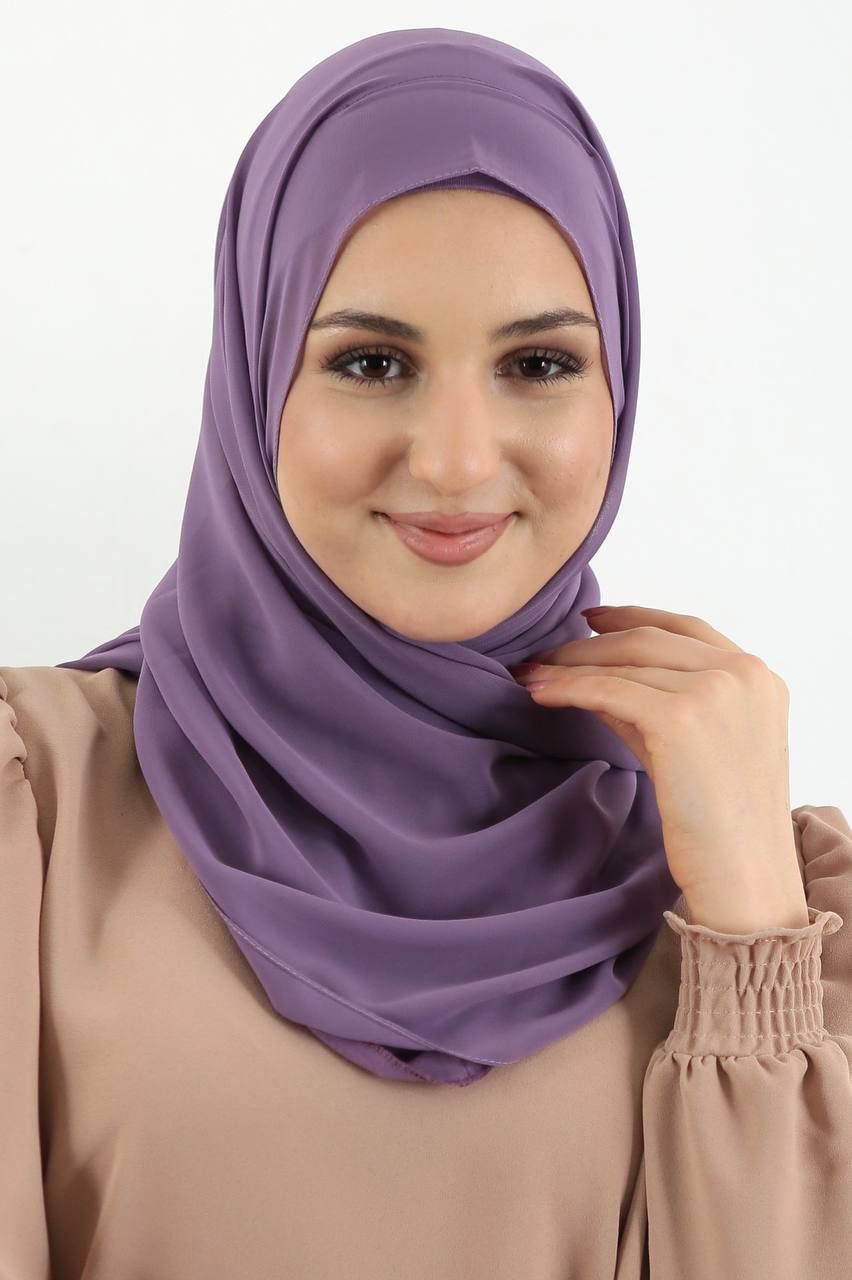 Chiffon Instant Hijab (Light Beige)