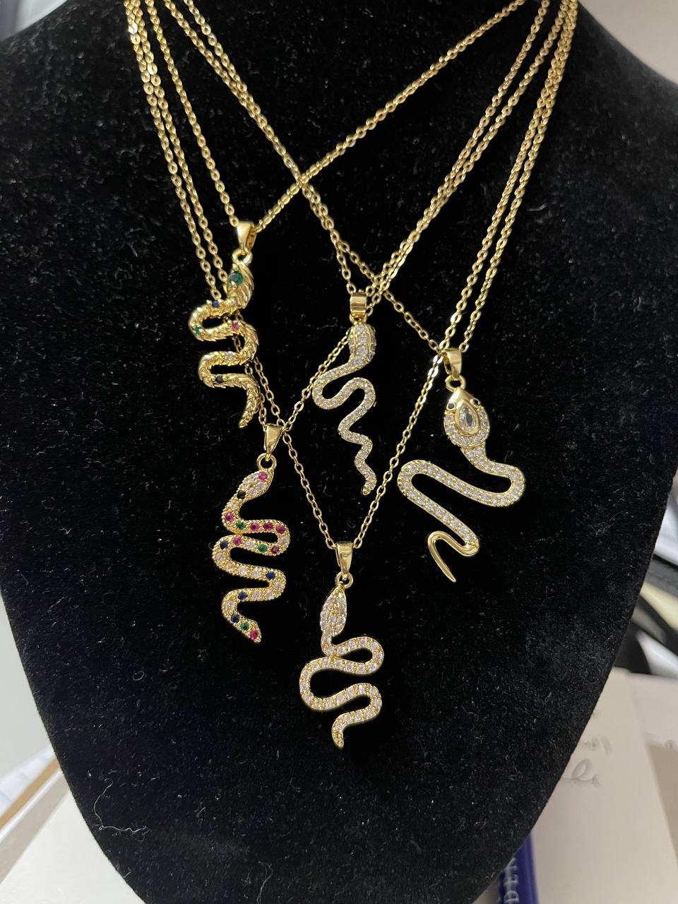 snake pendant necklace