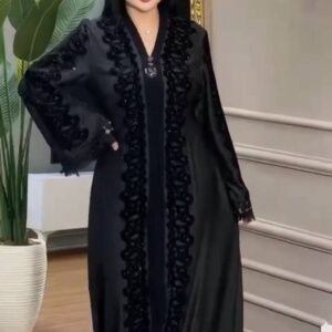 queen abaya with velvet 2xl