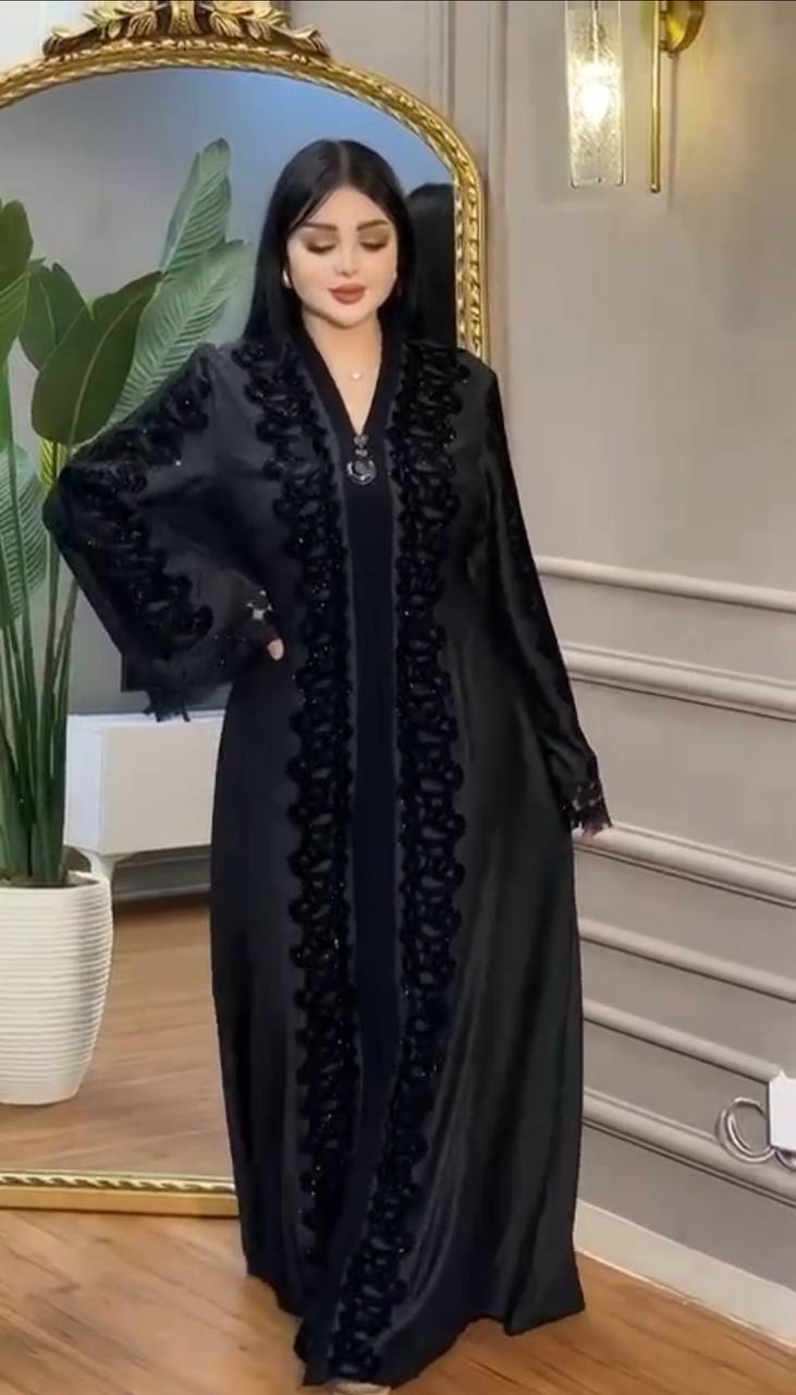 queen abaya with velvet 2xl